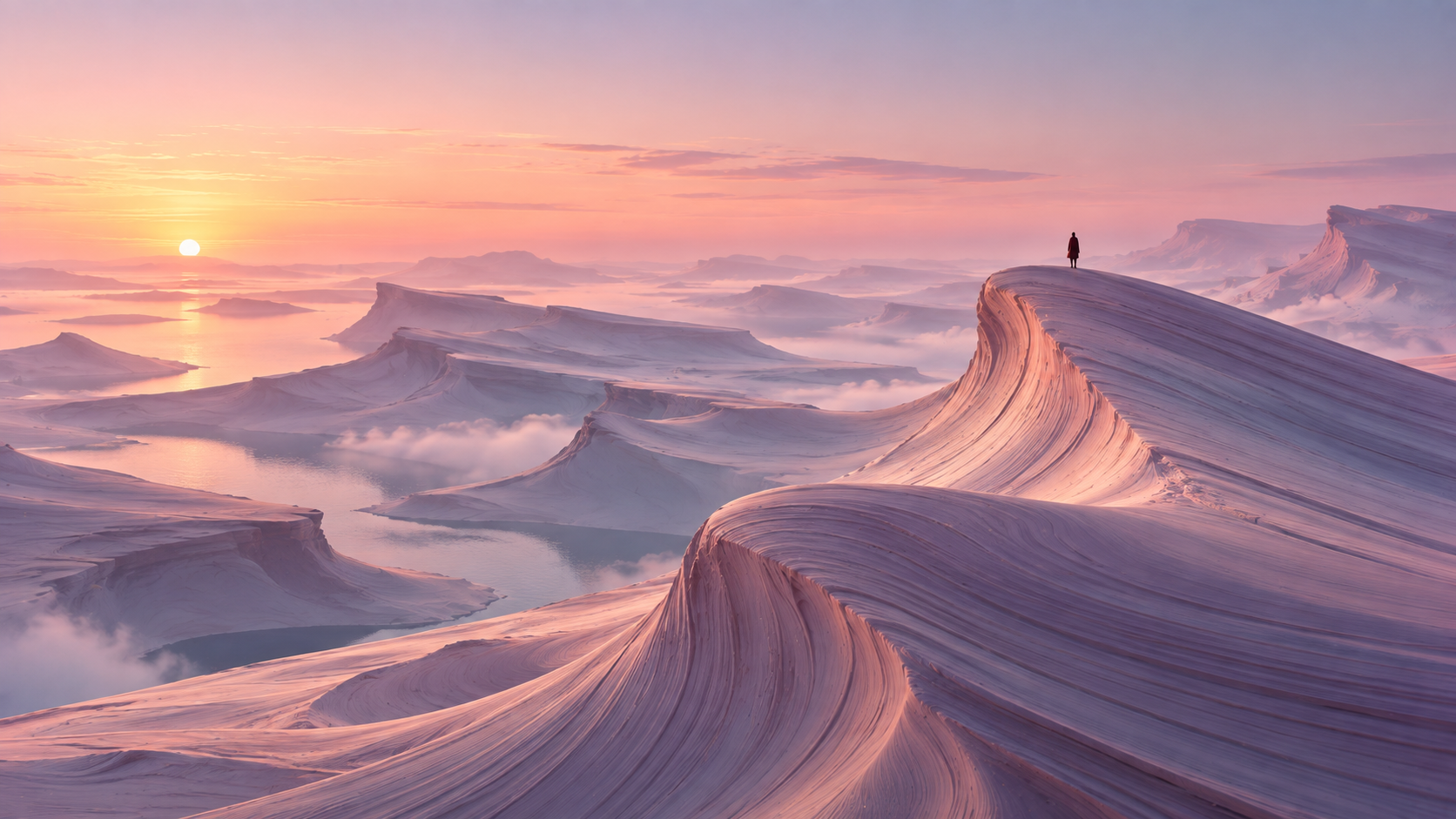 Monumental Lavender Landscape