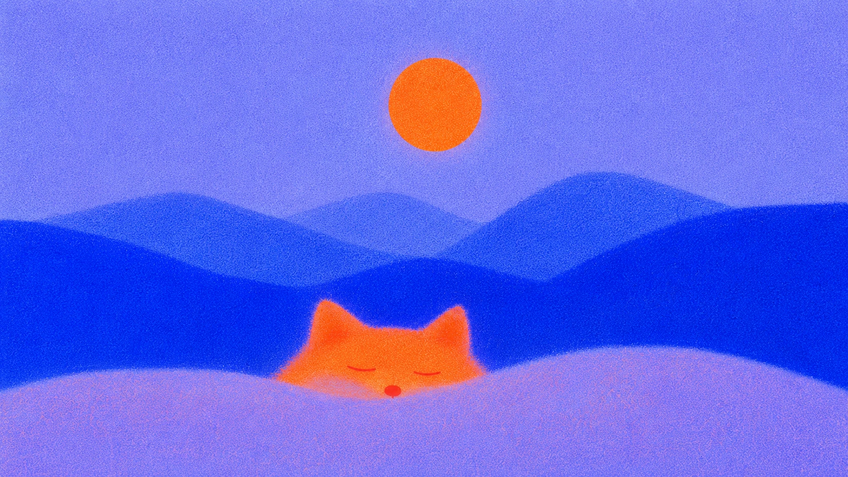 Minimalist Surreal Color Illustration