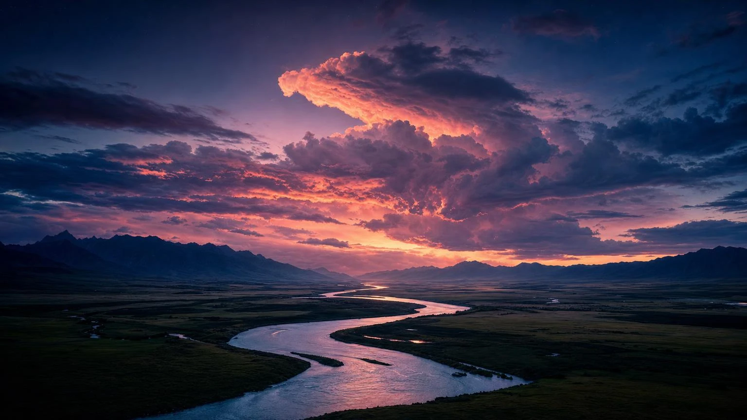 Cinematic Wide Landscape
