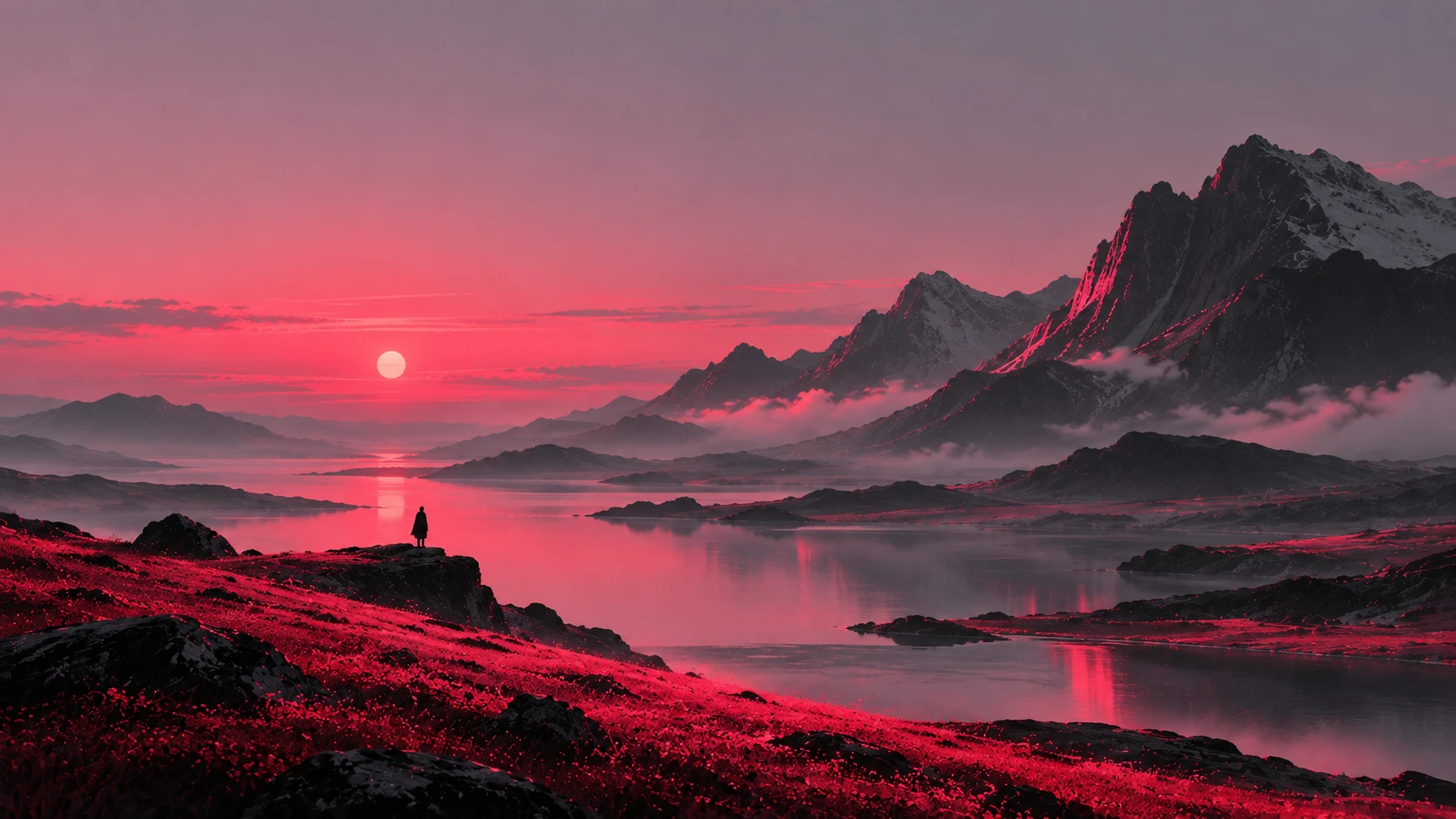 Surreal Minimalist Landscape